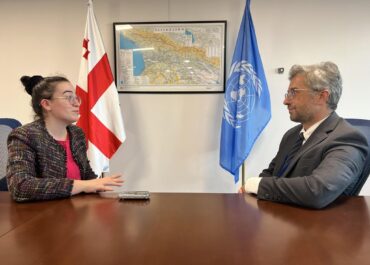 წინასაახალწლო ვიზიტი თსუ-ს წარმატებულ კურსდამთავრებულთან გაეროსთან საქართველოს მუდმივ წარმომადგენლობაში